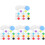 48 Stuks Lekvrije Draagbare Contactlens Organizer 4