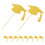 96 Stuks Afstuderen Cupcake Topper Cake Pick Decoratie 3