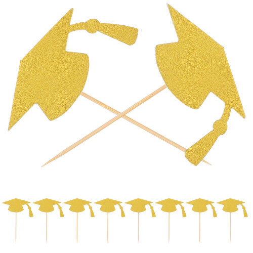 96 Stuks Afstuderen Cupcake Topper Cake Pick Decoratie 1