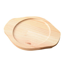 1Stk Holz Tischmatte Beige Mit Kratzschutz Und Isolierfunktion