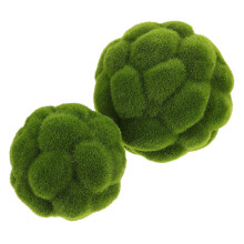 2 Stuks Hangende Mospoppen Faux Groen Topiairbal Voor Plafond
