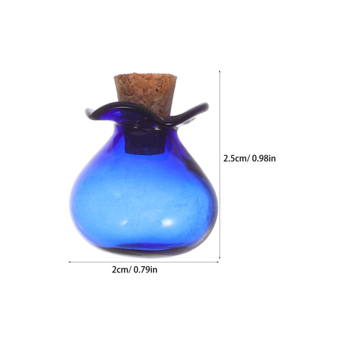 12Stk Glasfläschchen Mit Für Bastelarbeiten Und Geschenke 2