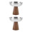 2Stk Dessertschalen 150Ml Mit Holzfuß Für Pudding 6