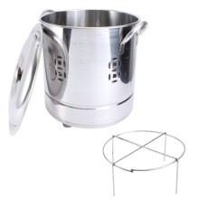 2Stk Silber Abbrandofen Für Garten (Silber)