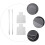 2Stk Hand-Make-up-Mischpaletten Mit 2 Spateln 10