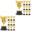 20 Mini Trophäe Kunststoff Belohnung Für Kinder 5