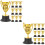 20 Mini Trophäe Kunststoff Belohnung Für Kinder 8