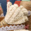 2St Floral Striped Webbing Geschenkverpackungsband Naturfarben 11