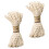 2St Floral Striped Webbing Geschenkverpackungsband Naturfarben 7