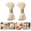 2St Floral Striped Webbing Geschenkverpackungsband Naturfarben 5