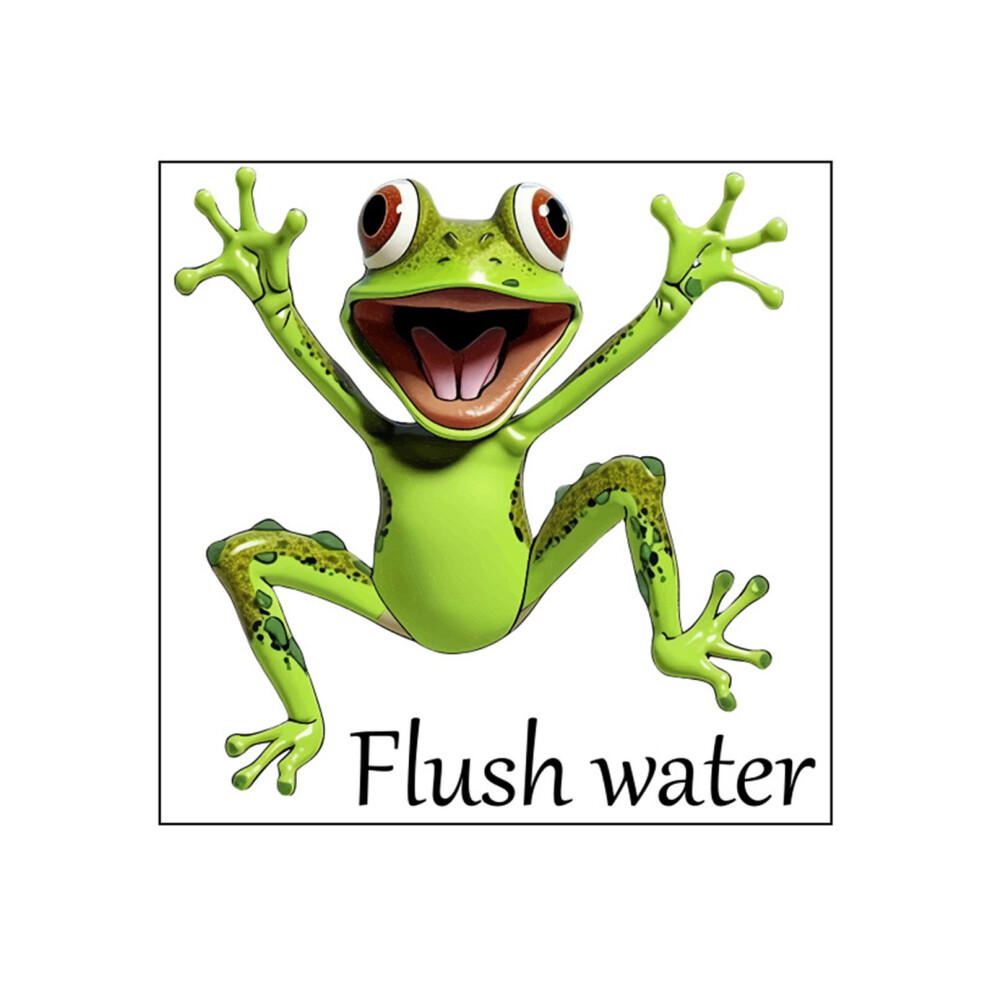 Funny Frogs Toilet Seat Lid Stickers Toilet Lid Decals-Ch81282 7695000194953