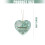 Heart Shaped Yard Ornament Christmas Tree Accessories Decoration 3