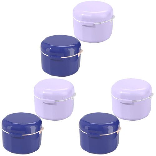 6 Zahnspange Box Ablaufschutz Aufbewahrungsbox 1