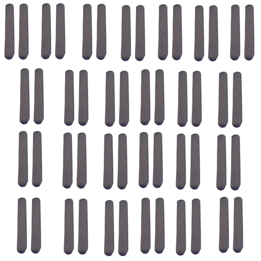 50Pcs Disposable Forehead Sweat Pad Adhesive Hat Liner-Black 7695000195707