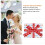 Polyester Geschenklint Met Hartpatroon Voor Feestdecoratie 9