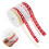 Polyester Geschenklint Met Hartpatroon Voor Feestdecoratie 4