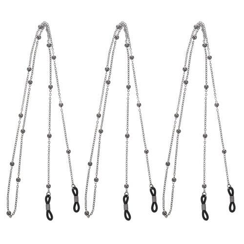 3 Brilkoord Met Kralen En Hanger