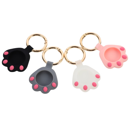 4Pcs Durable Silicone Anti-Loss Protective Case for Cat Pad