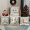 Christmas Decorative Pillowcases Breathable Fabric Cushion-B 6