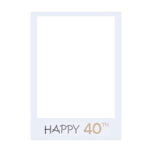 Happy 40. Diy Papier Bilderrahmen Accessoires