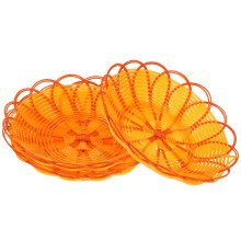 3Stk Imitation Rattan Geflochtene Körbe Für Und Aufbewahrung