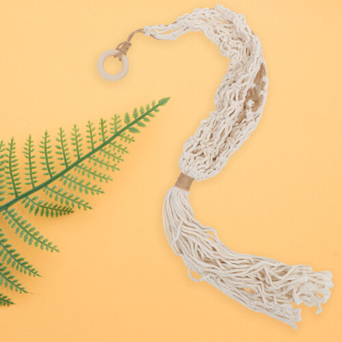 Fruit En Groente Macrame Mand Macrame Fruit Hangmand Geweven Mand 1