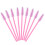 50Stk Einweg Wimperntusche Applikator Set Pink 3