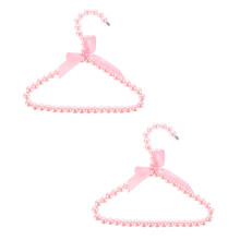 2Stk Pearl Kleiderbügel Für Haustiere Pink