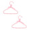 2Stk Pearl Kleiderbügel Für Haustiere Pink 1