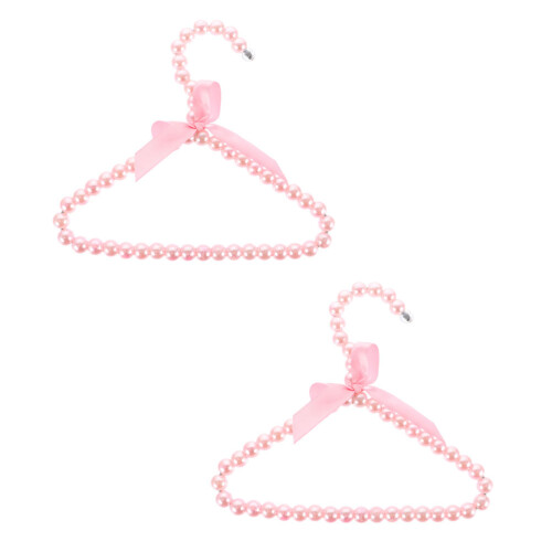 2Stk Pearl Kleiderbügel Für Haustiere Pink