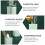 1 Wandmontierter Halter Für Essstäbchen (Hellgrün) 8