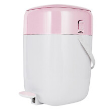 Pedalkübel Mit Deckel Tragbar Für Badezimmer Pink