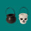 8Pcs Plastic Buckets White Halloween Witch Candy Holders 11