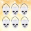 8Pcs Plastic Buckets White Halloween Witch Candy Holders 5