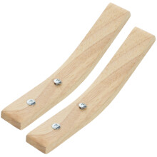 2Stk Holz Haken Wandmontierte Kleiderhaken Für Hüte Taschen Handtücher