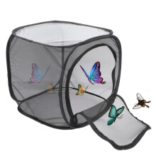 Zwarte Ademend Polyester Insectenkweekkooi Voor Thuisobservatie
