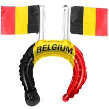 50Stk Fußball Stirnbänder Aufblasbar Flaggen Design Kopfschmuck