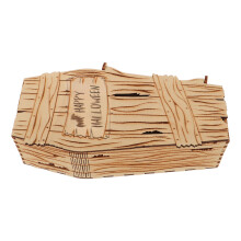 3Stk Halloween Süßigkeitendose 7,9 X 3,9 X 2,2 Zoll Holz