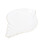 Conch Form Teller Glasplatte Salat Dessert Speisen Tablett 10
