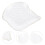 Conch Form Teller Glasplatte Salat Dessert Speisen Tablett 6