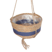 Light Brown Hanging Basket Plant Pot for Indoor and Outdoor Gardening