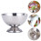 1 Stuks Rvs Salade Cup Voor Fruit, Ijs, Cereal En Pudding 9