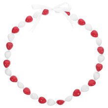Graduation Party Halskette Acryl Perlen Blau Dekor Schmuck