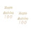 2 Sets Holz Happy Birthday Für Schild 5