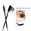 50Stk Einweg Wimperntusche Applikator Set Schwarz 6