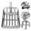 Durable Metal Corn Multi-Functional Soil Digging Tool Grey 3