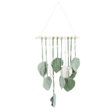 Macrame Blatt Wanddekoration Wandteppich Heimtextilien Wandanhänger