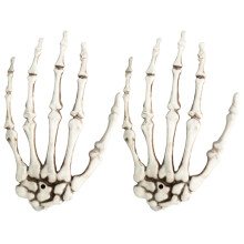 3 Paar Kunststoff Skelett Hand Knochen Gruselige