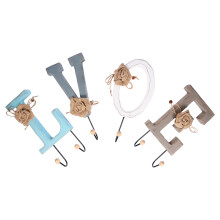1 Set Liebe Alphabet Hänger Holz Kleiderhaken Wandmontiert