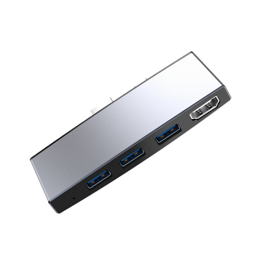 2Stk USB-Hub Kompatibel Mit Surface /5/4 Videoadapter Stromversorgung